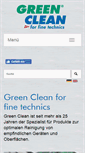 Mobile Screenshot of green-clean.at