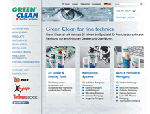 Tablet Screenshot of green-clean.at